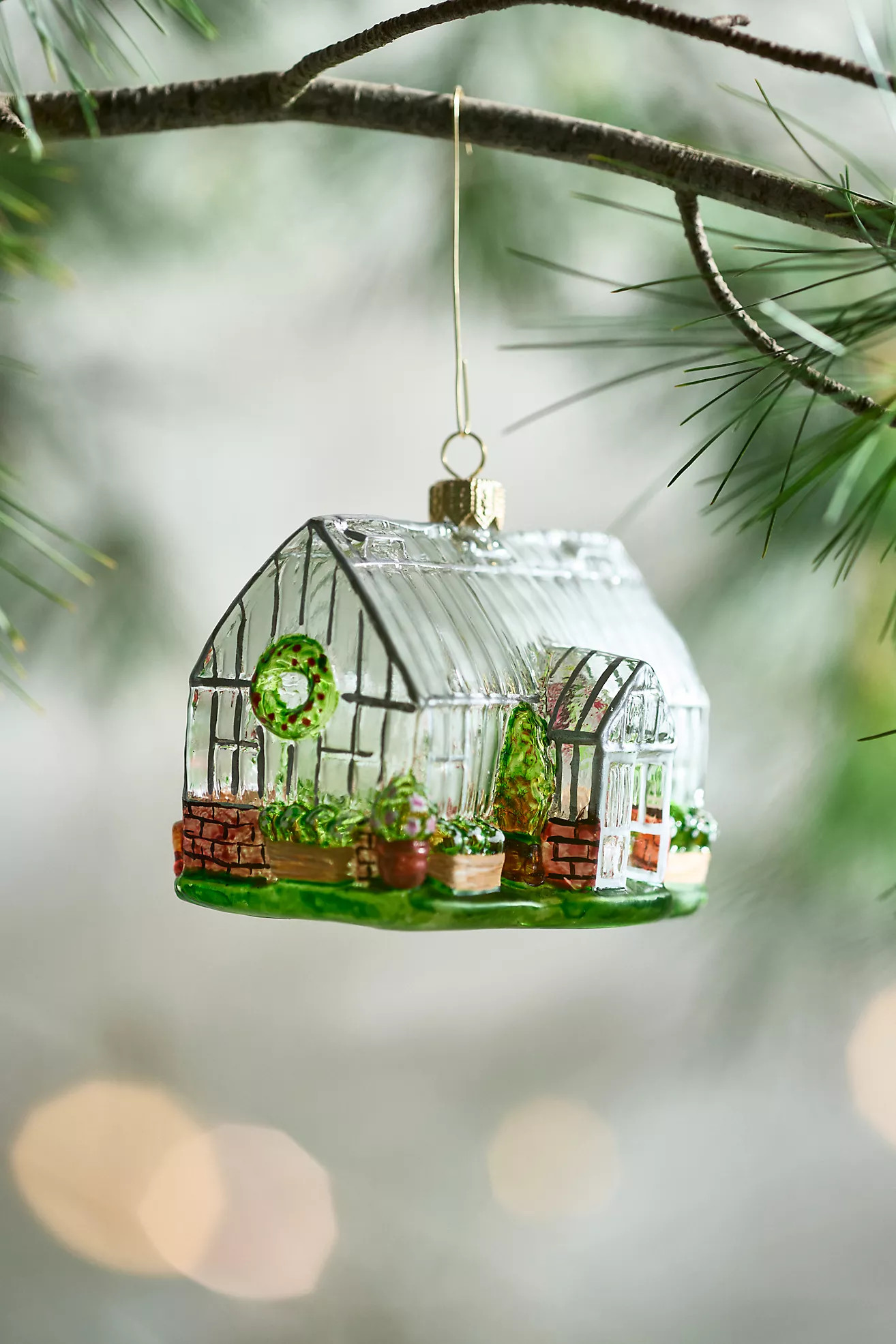 Greenhouse Glass Ornament