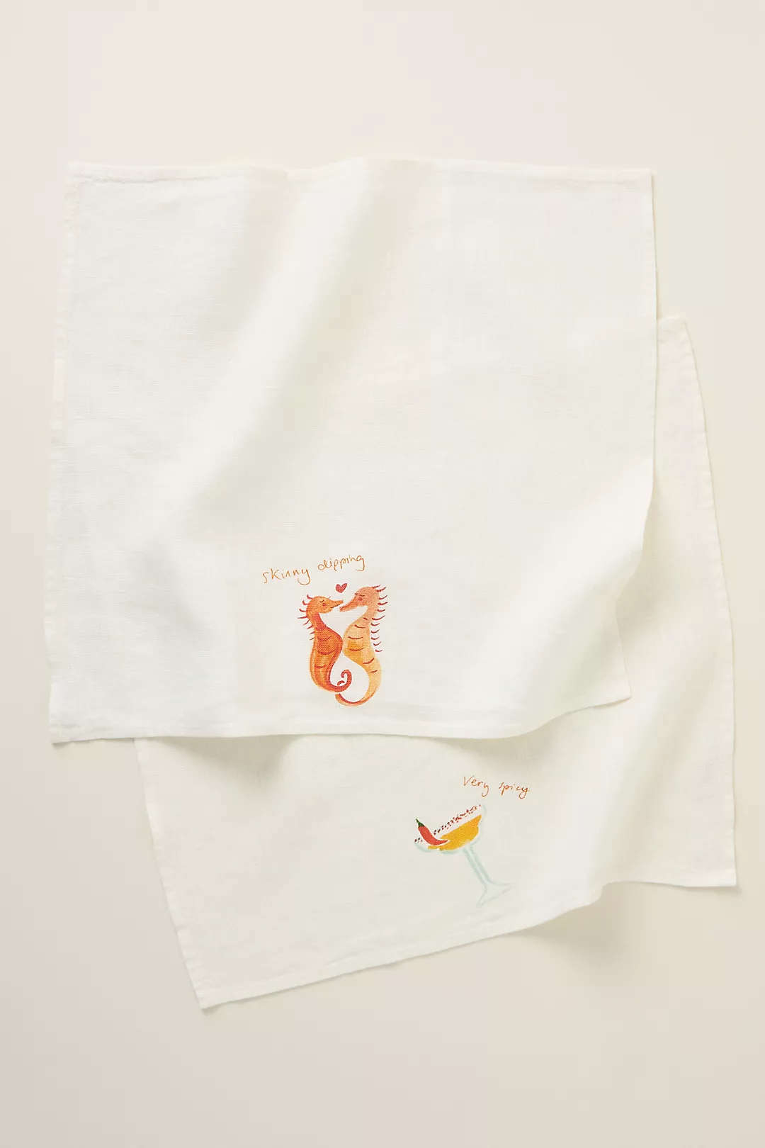 Dinette Skinny Linen Napkins, Set of 2