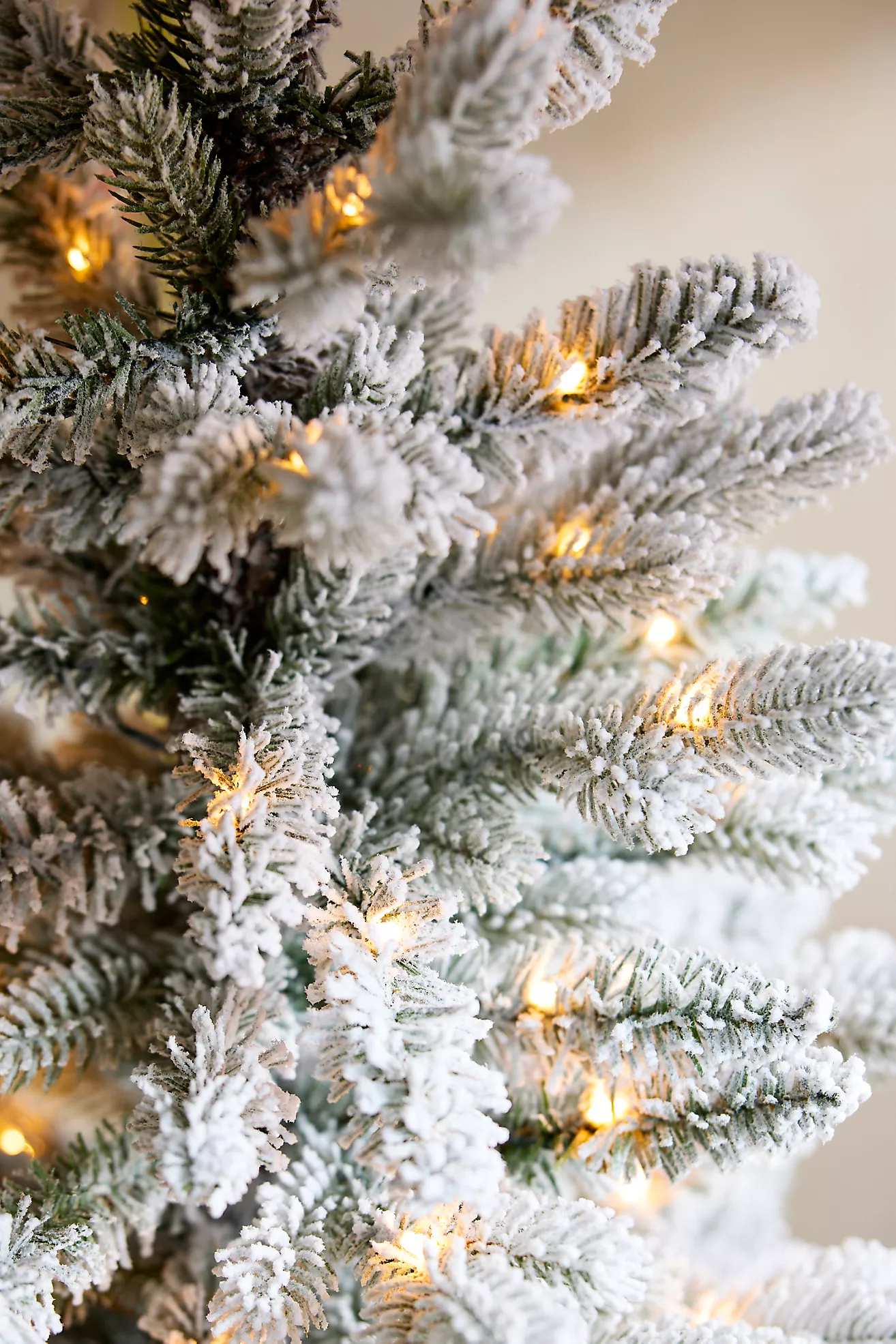 Faux Twinkling Pre-Lit Snowy Norway Spruce, Mini