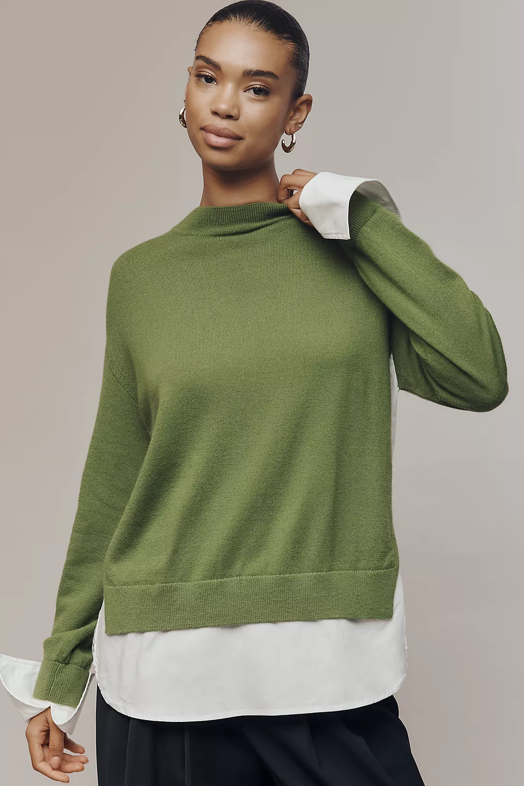 SIMONMILLER Combo Pullover Sweater