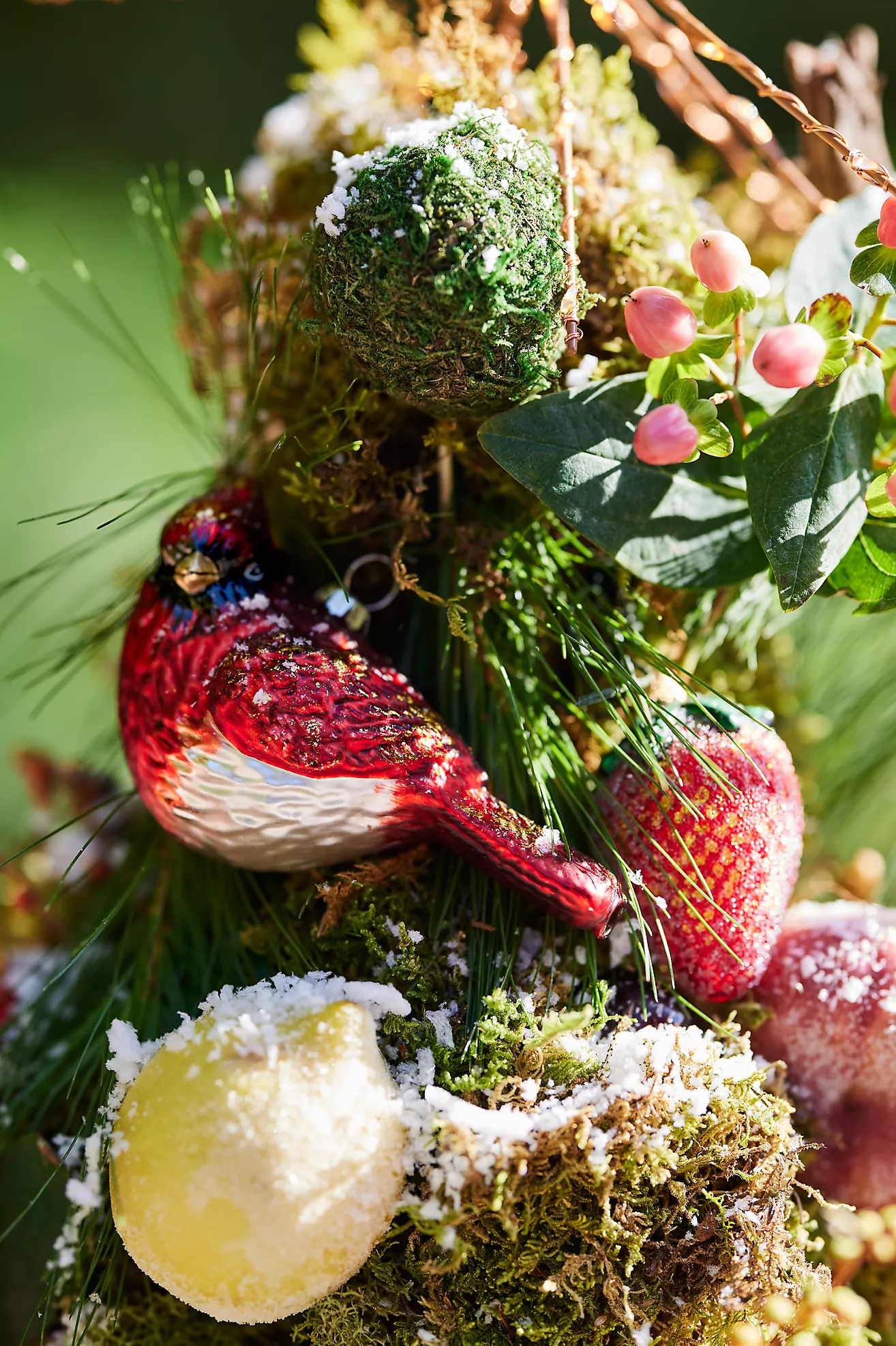 Cardinal Glass Ornament