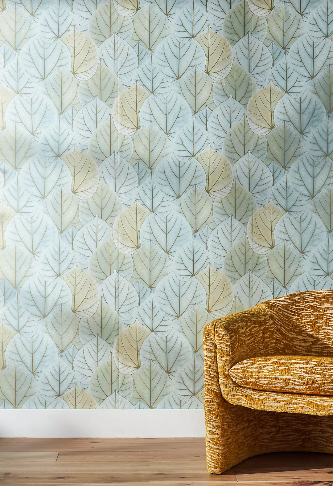 Leaf Concerto Floral Leafy Wallpaper