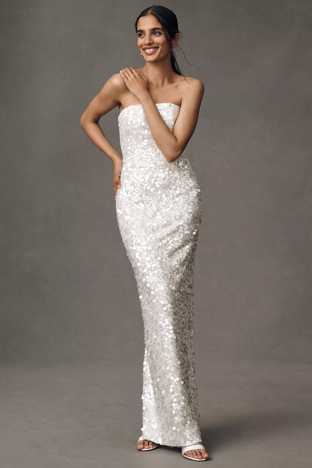 Helsi Serena Strapless Sequin Gown