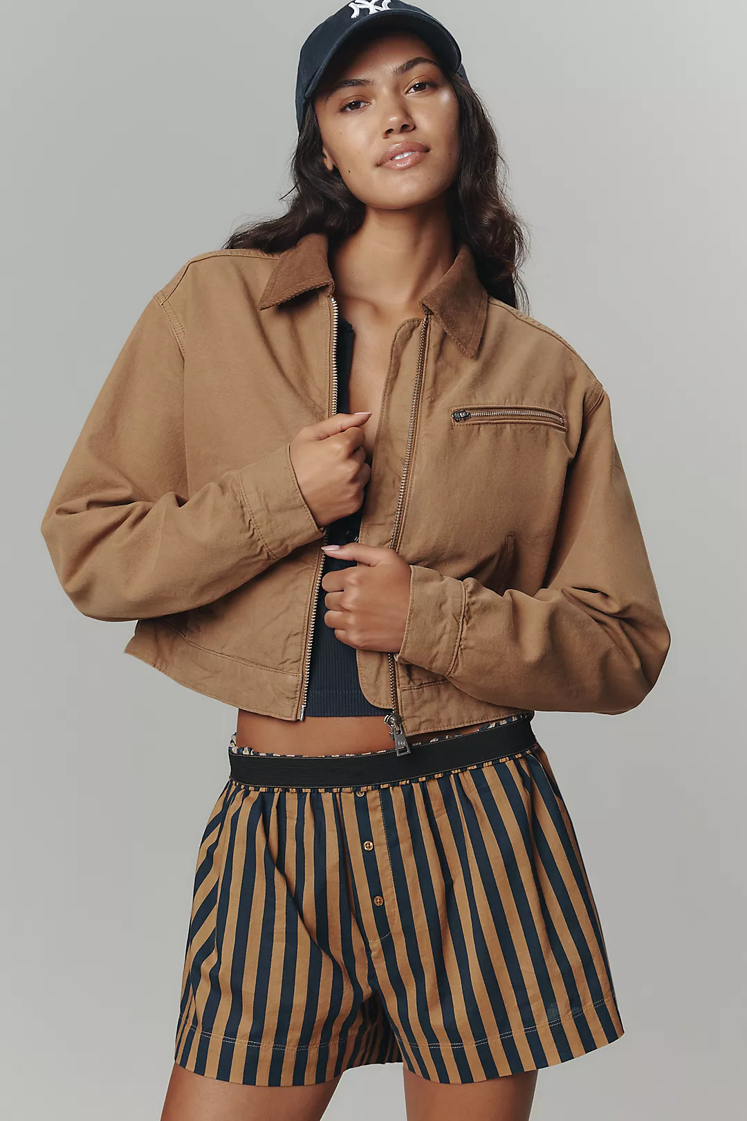 Reformation Briar Crop Utility Jacket
