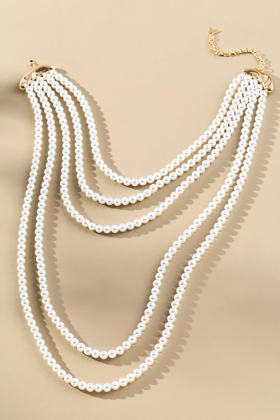 Cinq Layered Pearl Necklace