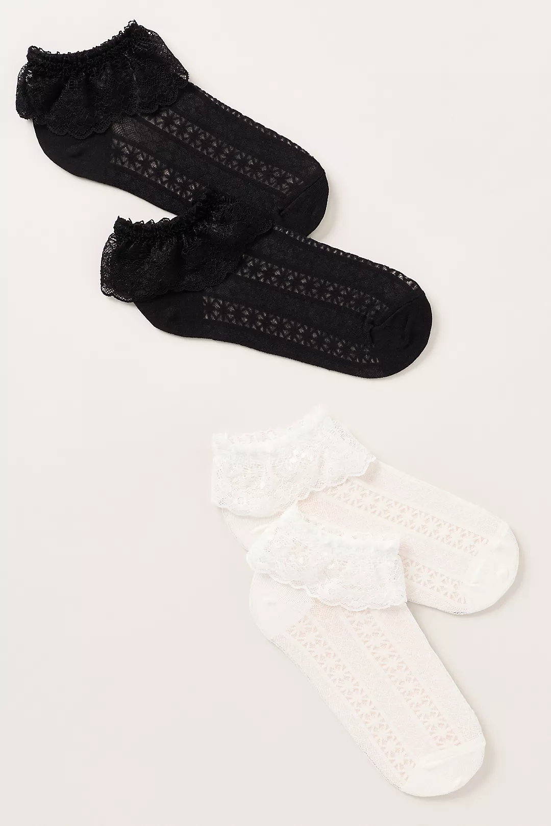 Casa Clara Palmer Lace Ruffle Socks