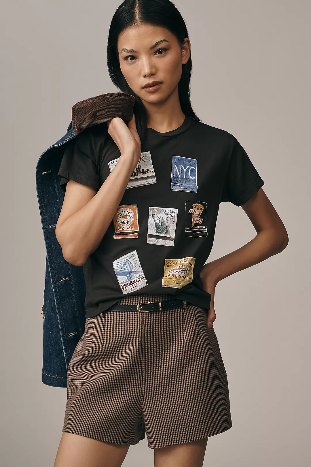 Letluv x Anthropologie Matchbook City Graphic Tee