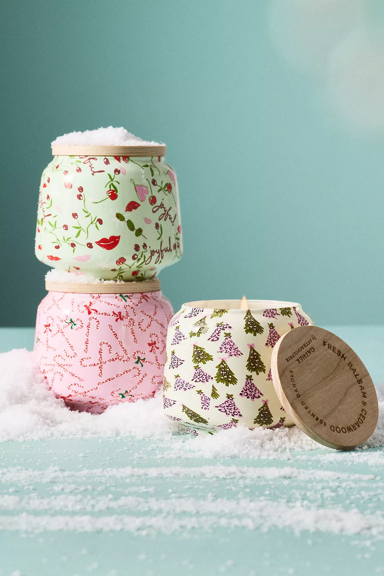 The Mini Gather Candle by Anthropologie: Peppermint Stick