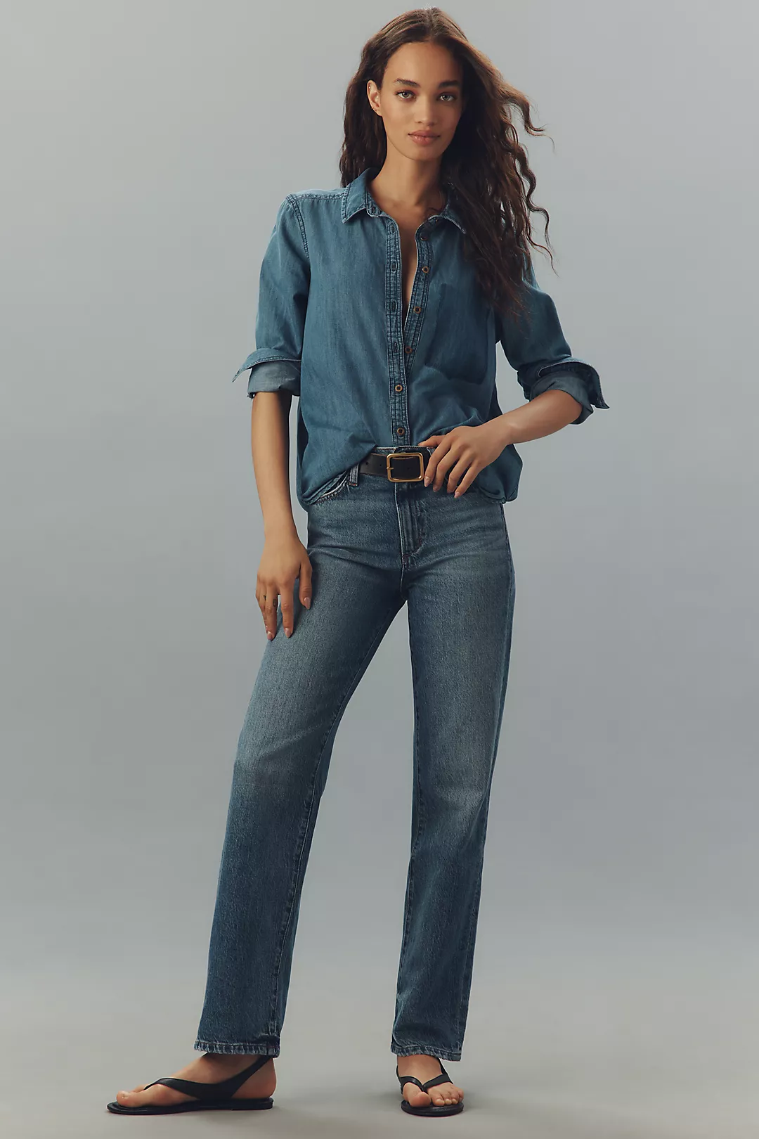 Joe's Jeans The 90's Niki High-Rise Straight-Leg Jeans