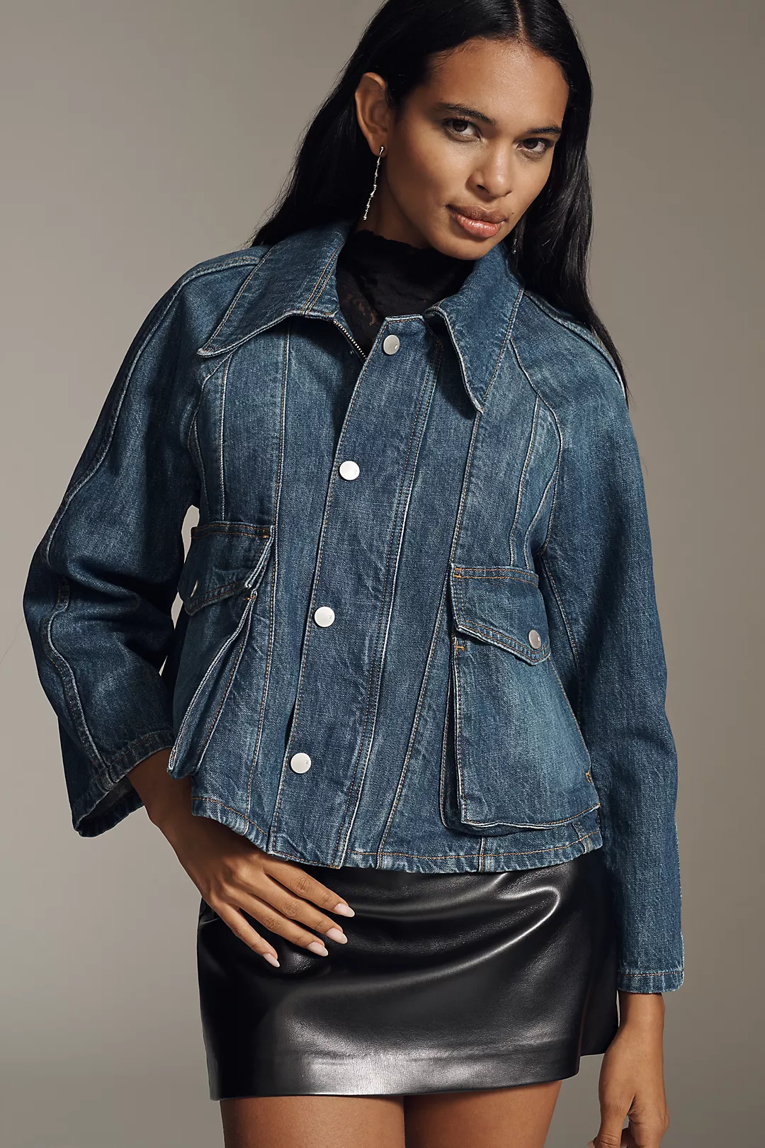 Pilcro Denim Swing Jacket