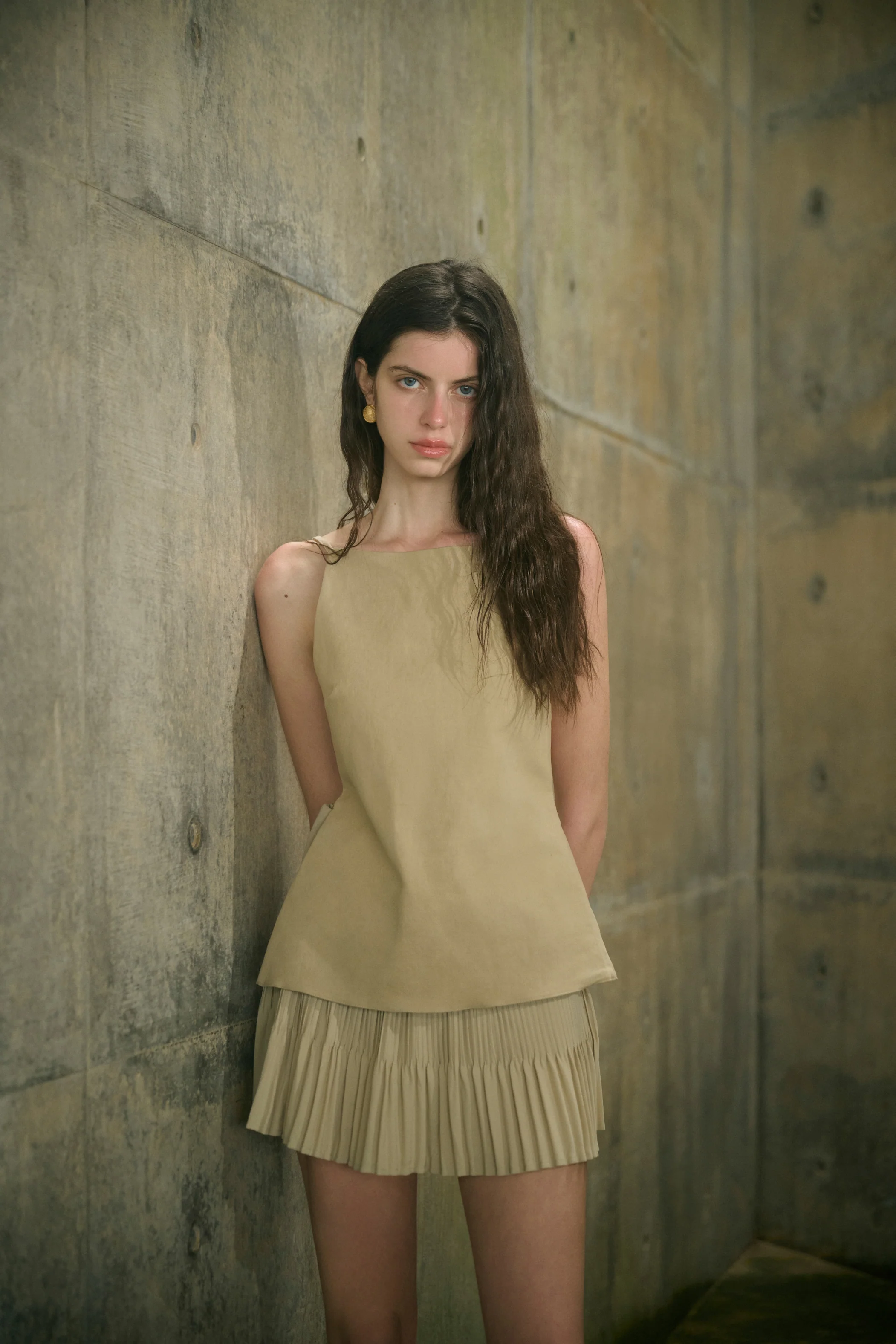 Open back tank & skirt