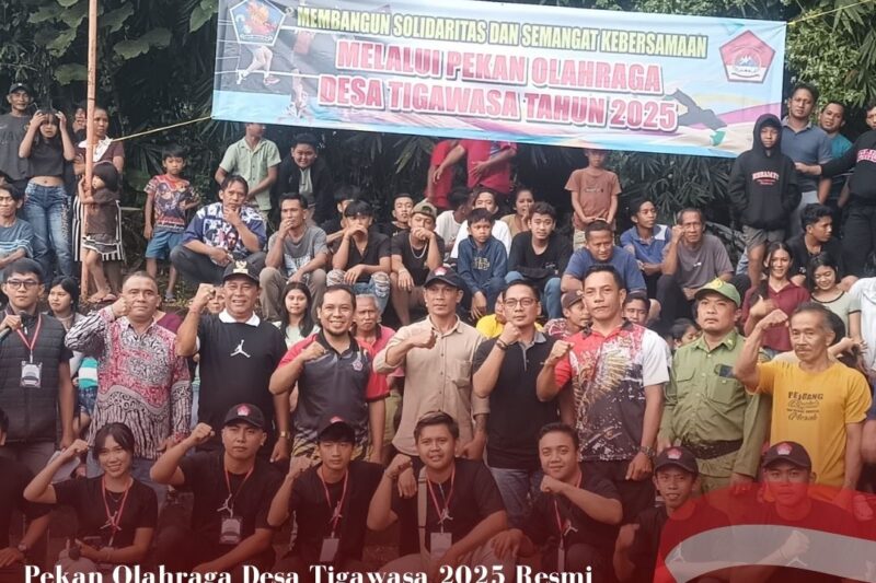 Pekan Olahraga Desa Tigawasa 2025 Resmi Dibuka, Wujudkan Solidaritas Lewat Semangat Olahraga | Kecamatan Banjar